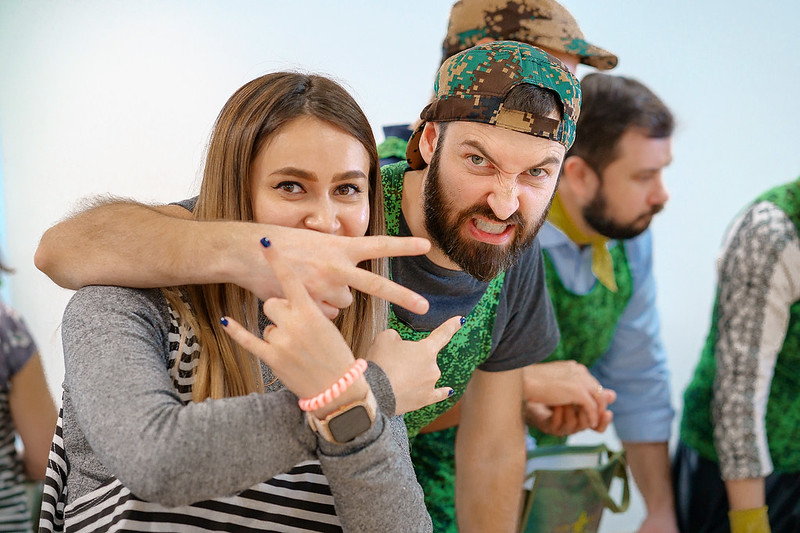 Корпоратив на День строителя в Minsk с уличными активностями