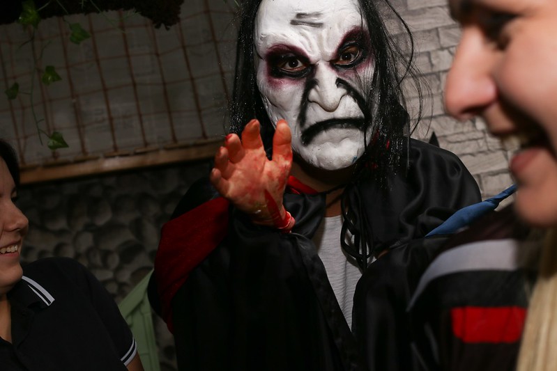 Тыквенные фонари и декорации для квеста на Хэллоуин в Minsk