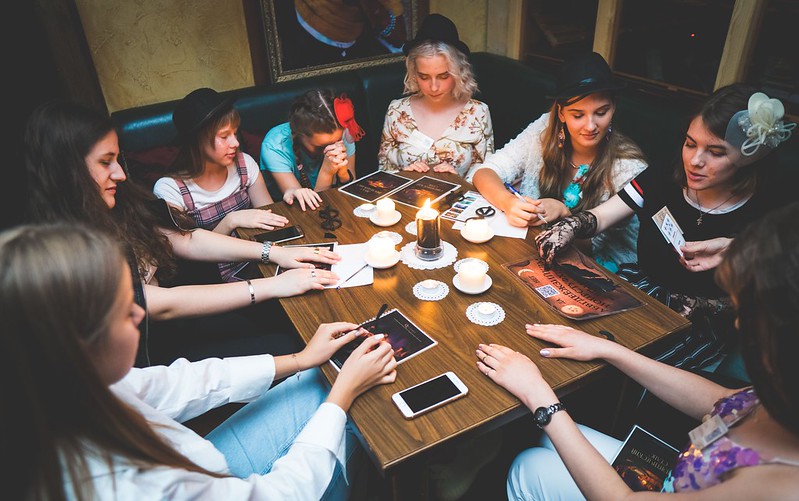 Хэллоуинская вечеринка с мистической атмосферой в Minsk