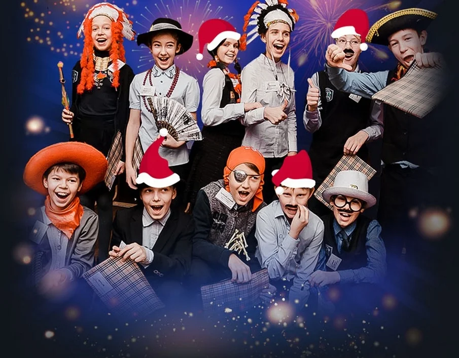 Новый год в школе в Минске.